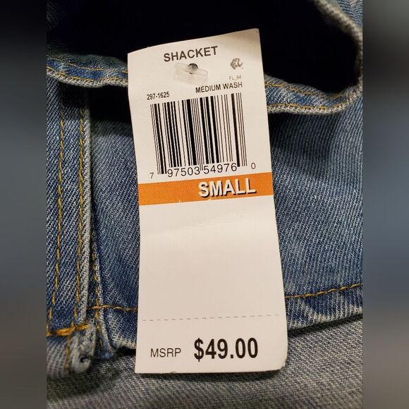JouJou Denim Shacket NWT in Size  S - Picture 11 of 11